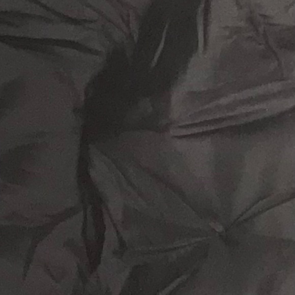 FULL Luxurious Comforter Pintucked Pleat Comforter Dark Gray/Charcoal FULL - Picture 4 of 4